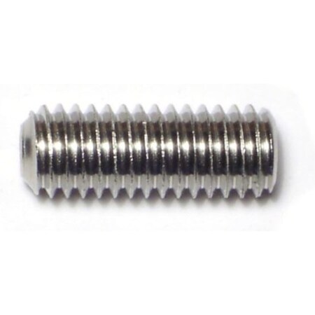 3/8-16 X 1 18-8 Stainless Steel Coarse Thread Hex Socket Headless Set Screws 5PK